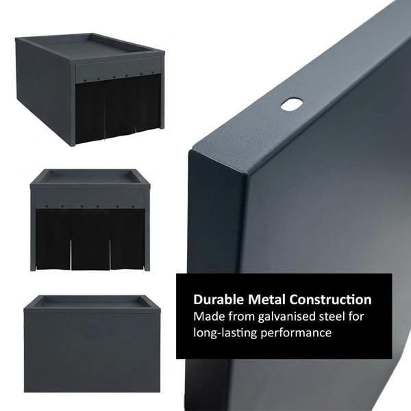 Nicoman Robot Lawn Mower Garage Shelter with Plant Roof