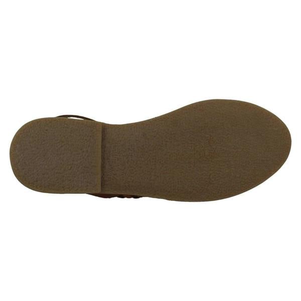 Leather Collection Ladies Leather Collection Weave Vamp Sandals F00188