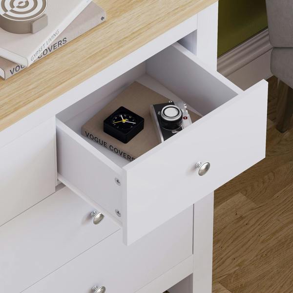 Vida Designs Arlington 4+3 Drawer Chest, Grey