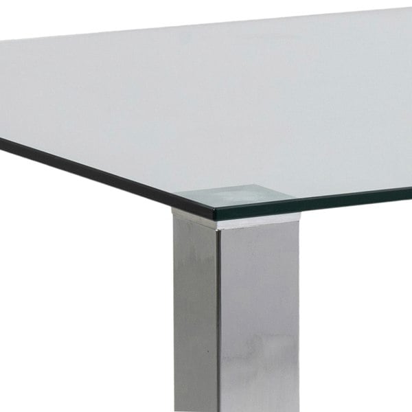 Furniture To Go Kante Dining Table with Glass Top