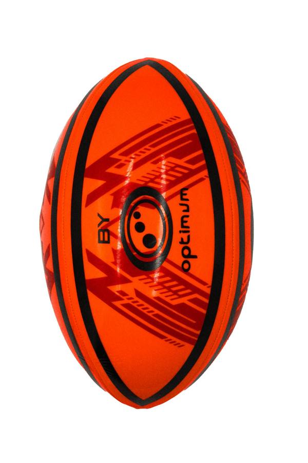 LED Glow Rugby Ball Size 5 – Motion Activated with Auto-Off – Durable Water-Resistant Night Play - Optimum