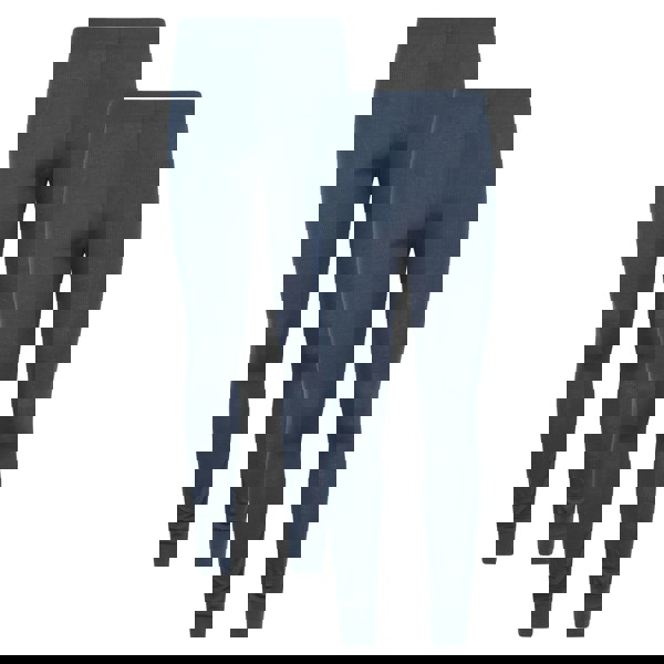 Mountain Warehouse Mens Talus Base Layer Bottoms (Pack of 2) - Navy