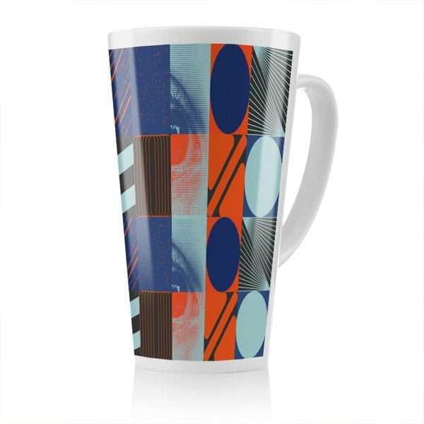 Benjamin Tate Design Deconstructed Postmodern Inspired Artwork Latte Mug