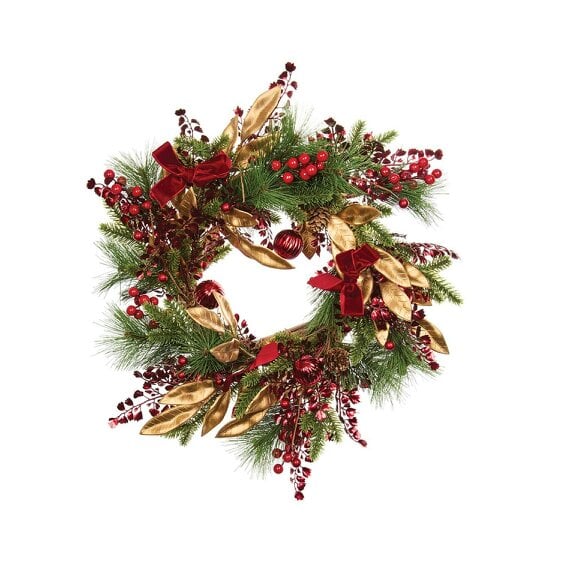 Scotts of Stow Red and Gold Wreath
