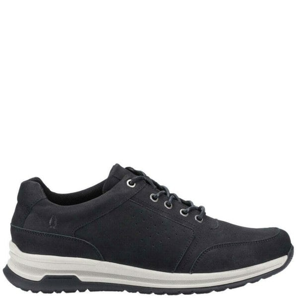 Hush Puppies Mens Joseph Nubuck Trainers - Black/White