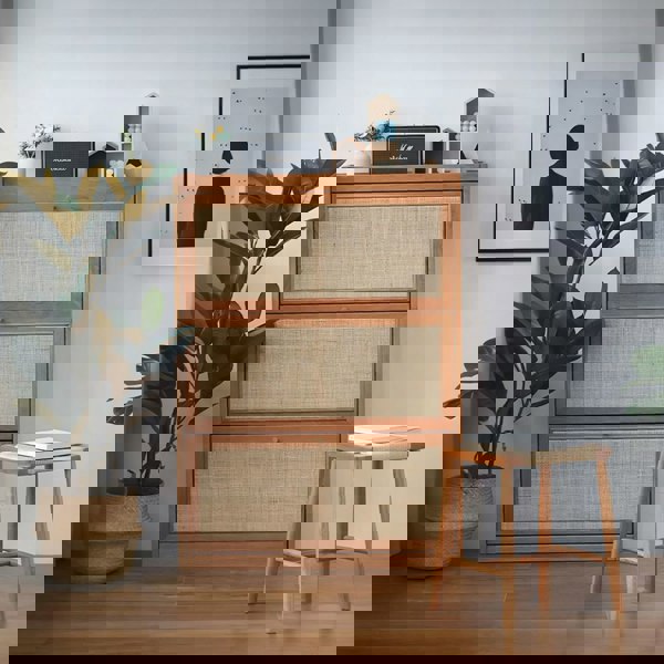 H14 Dex Rattan Shoe Storage With Drawer-Rit Concept-Rit Concept