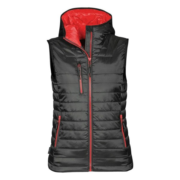 Stormtech Womens Gravity Thermal Vest/Gilet - Black/ True Red