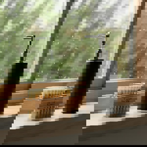 Baby Nails Family Wooden Nail Brush in a downstairs bathroom