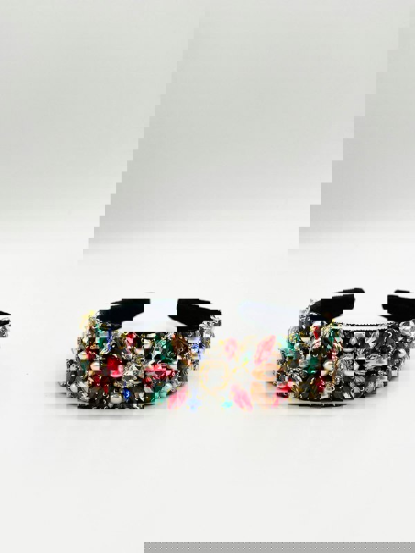 SVNX Embellished Crystal Headband In Multi