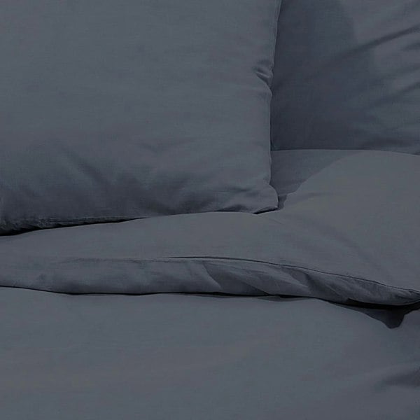 Berkfield Duvet Cover Set Anthracite 240x220 cm Light-weight Microfiber