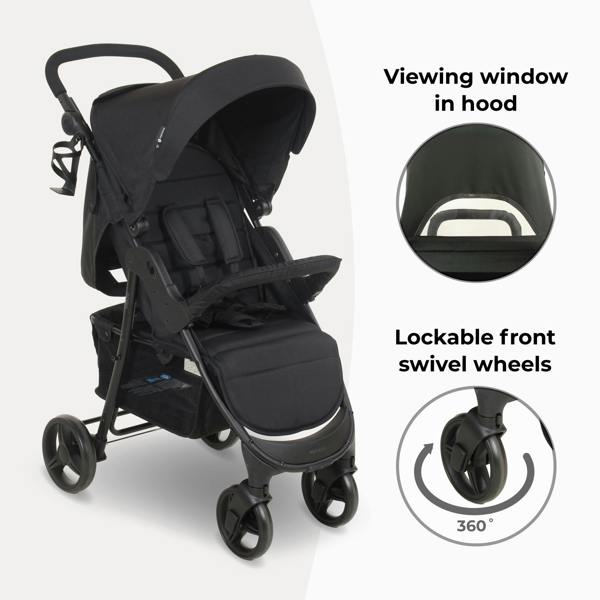 My Babiie MB30 Plus Pushchair - Black