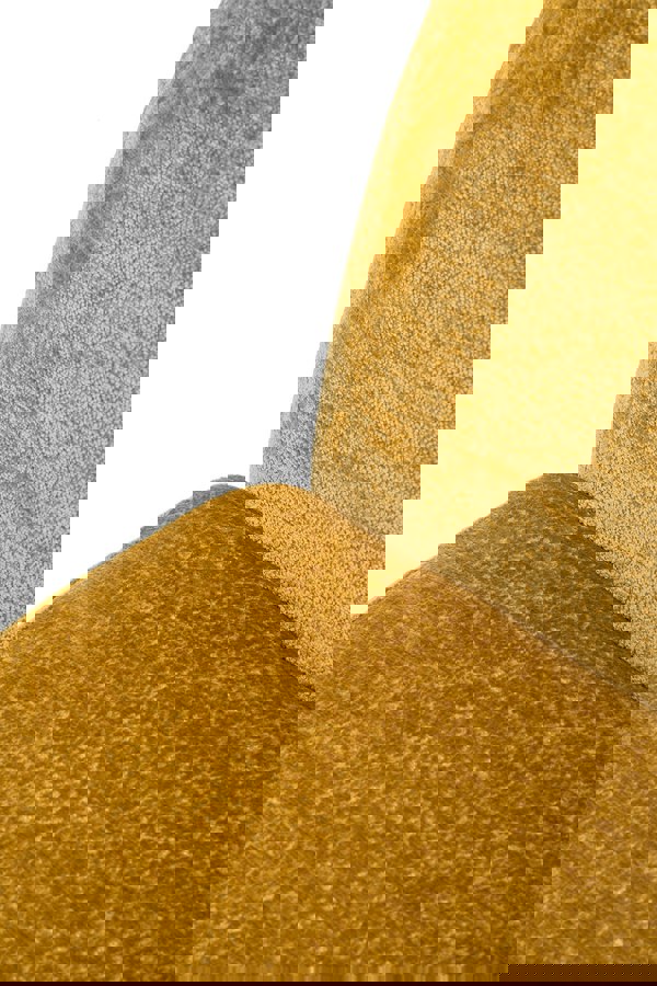 Living and Home Yellow Modern Chenille Upholstered Lounge Chair