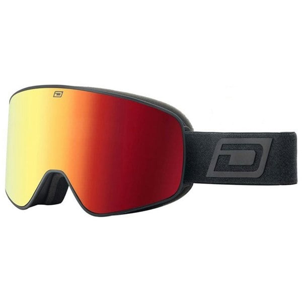 Dirty Dog MUTANT LEGACY - Matte Black with Red Fusion Mirror & Yellow Lens