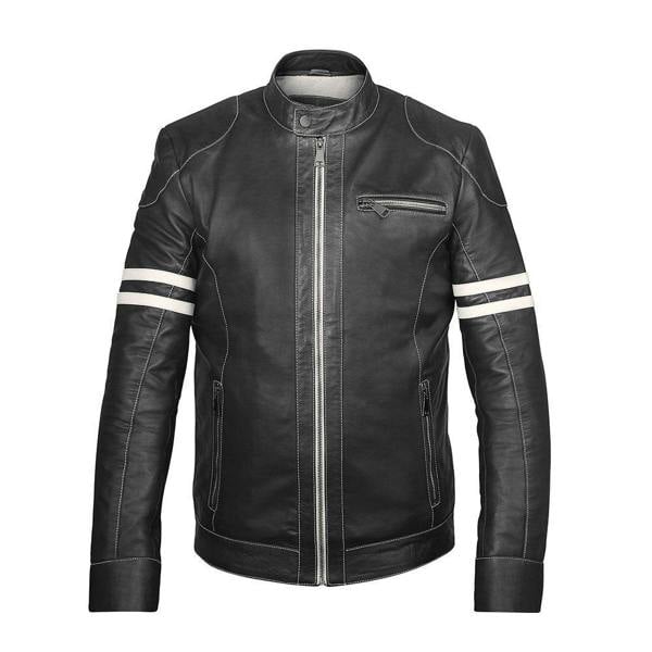Racer Leather Jacket Fred Black 6934 -5