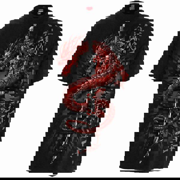 ORIENTAL DRAGON  - T-Shirt Black