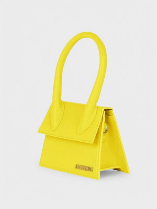 Jacquemus Le Chiquito Moyen Top - Handle Bag Yellow - Supplied FashionJACQUEMUS