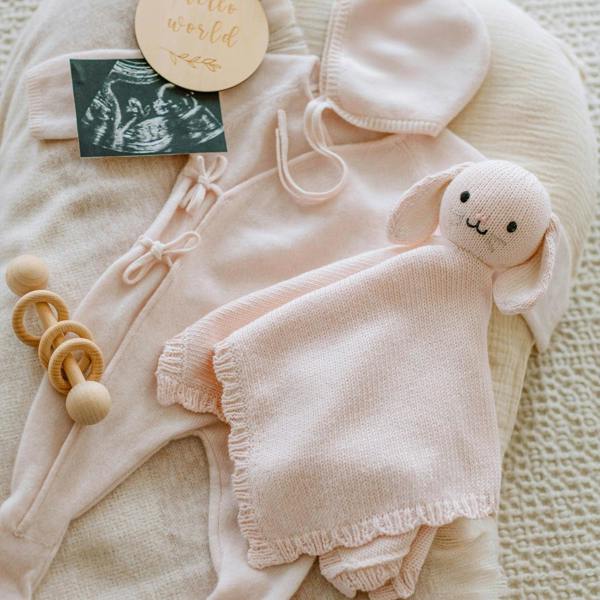 cuddle+kind - Lovey Collection - Baby Bunny - Blush