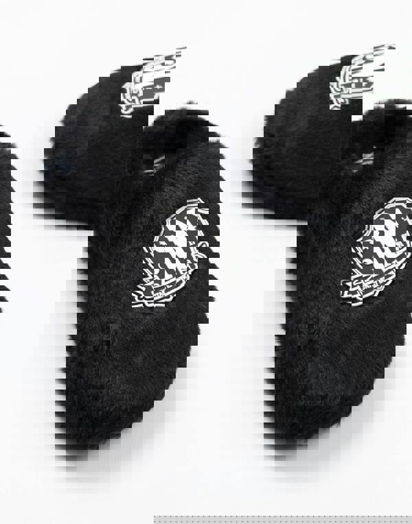 Wednesday Girls Black Logo Mule Slippers