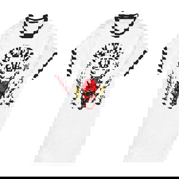 Stranger Things Unisex Adult Hellfire Club T-Shirt - Black