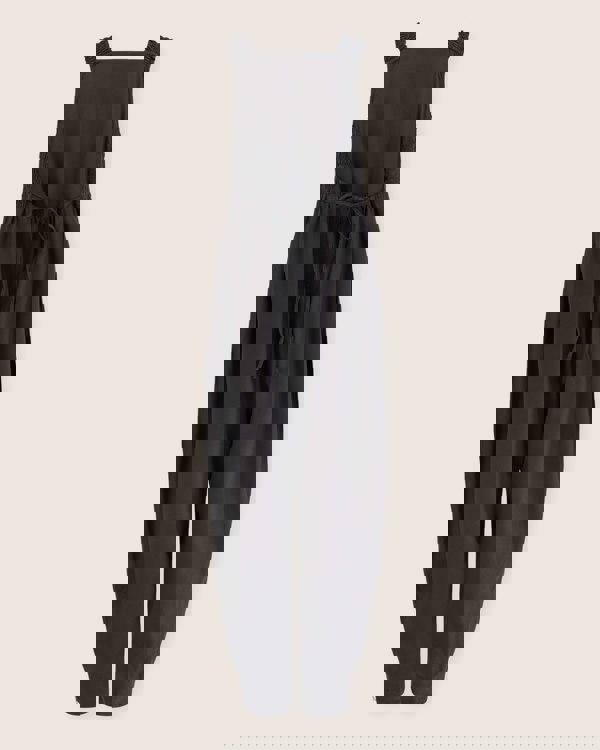 Alice Black Smocking Strap Jumpsuit - image 7