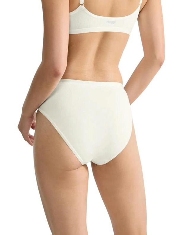 Sloggi Go Daily Cotton 3-Pack Tai Briefs, Silk White
