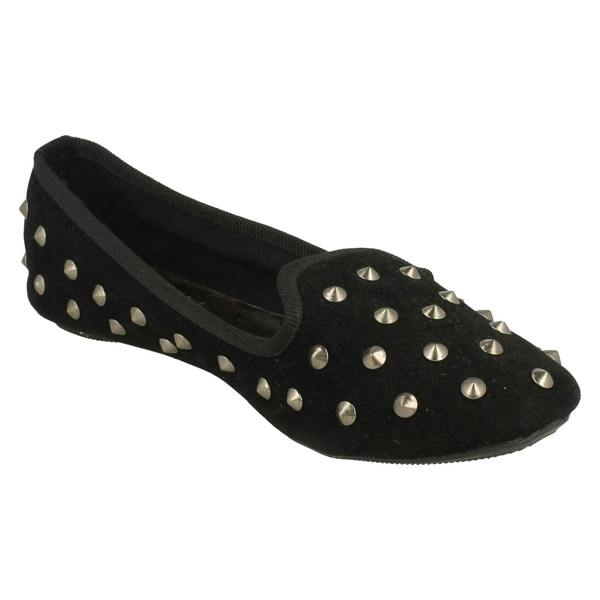Cutie Girls Cutie Flat Studded Ballerina Shoes
