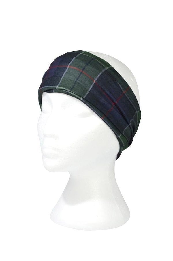 RUFFNEK® Scottish Tartan Neckwarmer – a stylish and functional tartan neck gaiter for winter walks, hikes, and showing your love for Scotland. Navy Blue/Green.