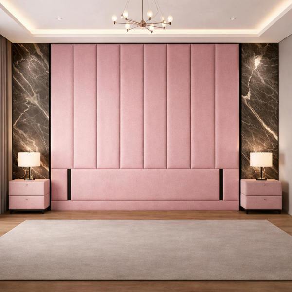 Great British Beds Serena Contrast piping Headboard