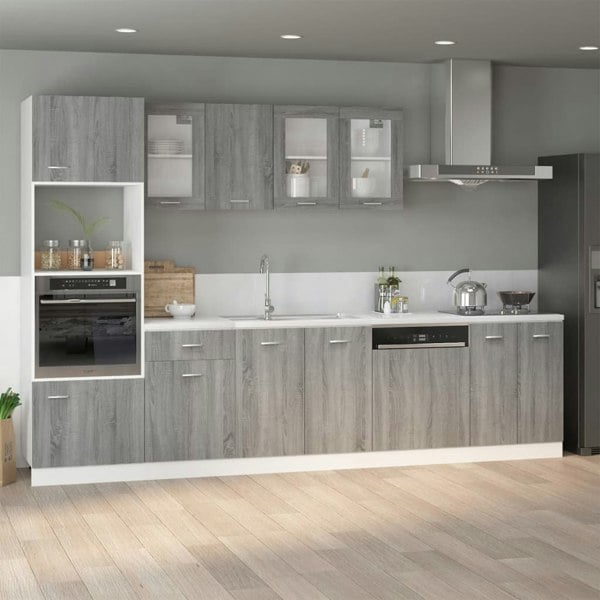 Berkfield Bottom Cabinet Grey Sonoma 60x46x81.5 cm Engineered Wood