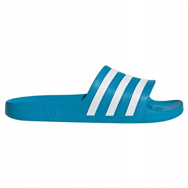 Adidas Mens Adilette Aqua Sliders - Blue - 
