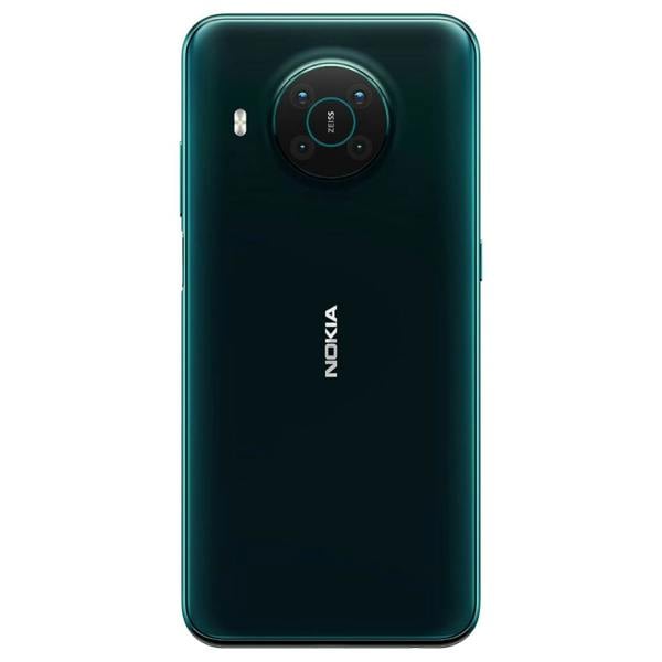 Nokia phone back view on a white background