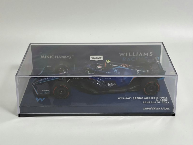 Minichamps Nicholas Latifi #6 Williams Racing FW44 Bahrain GP 2022 1:43 Scale 417220106