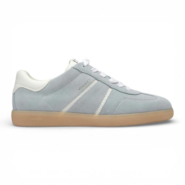 Tamaris Women's Blue White Leather Sneakers