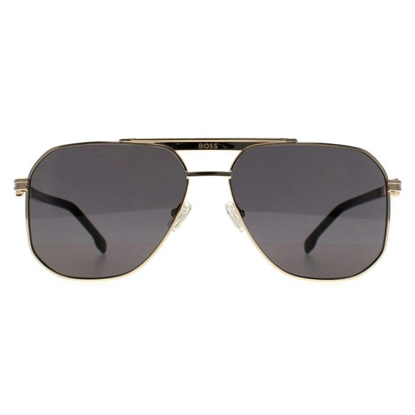 Hugo Boss Sunglasses BOSS 1743/S RHL 2K Gold Black Grey Anti Reflective