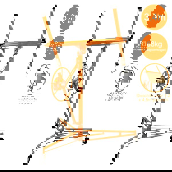 T-mech Drywall & Plasterboard Lifter Hoist 11ft