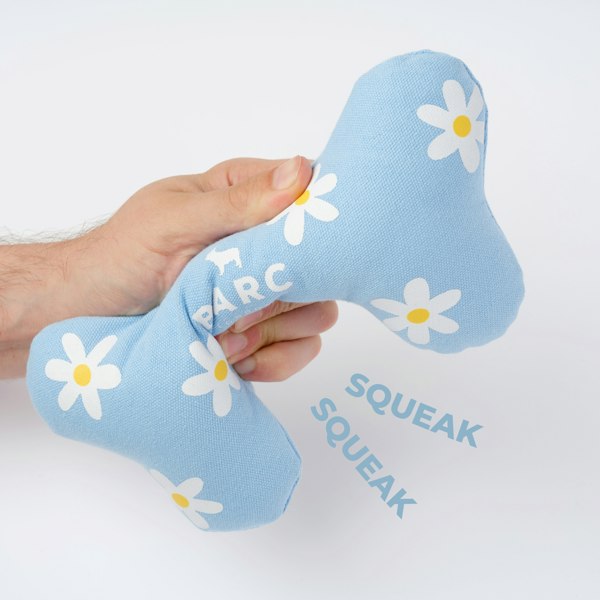 Barc London Daisy Squeaky Dog Bone Toy
