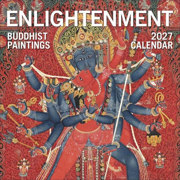 Enlightenment, Buddhist Paintings Calendar 2027, Wall Calendars, Month To View, Art, Gift