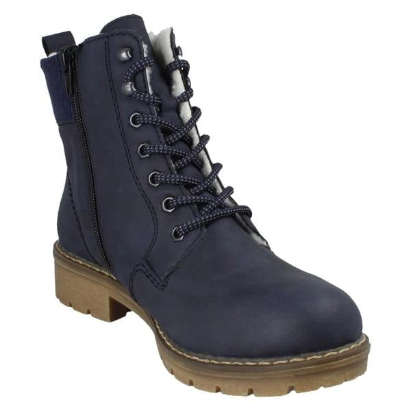 Rieker Ladies Rieker Warm Lined Water Resistant Ankle Boots Y9102