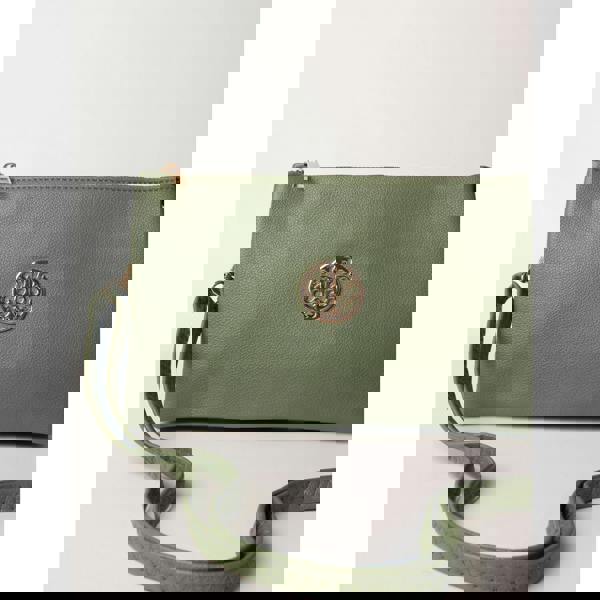 Blue Vanilla Clutch With Detachable Strap