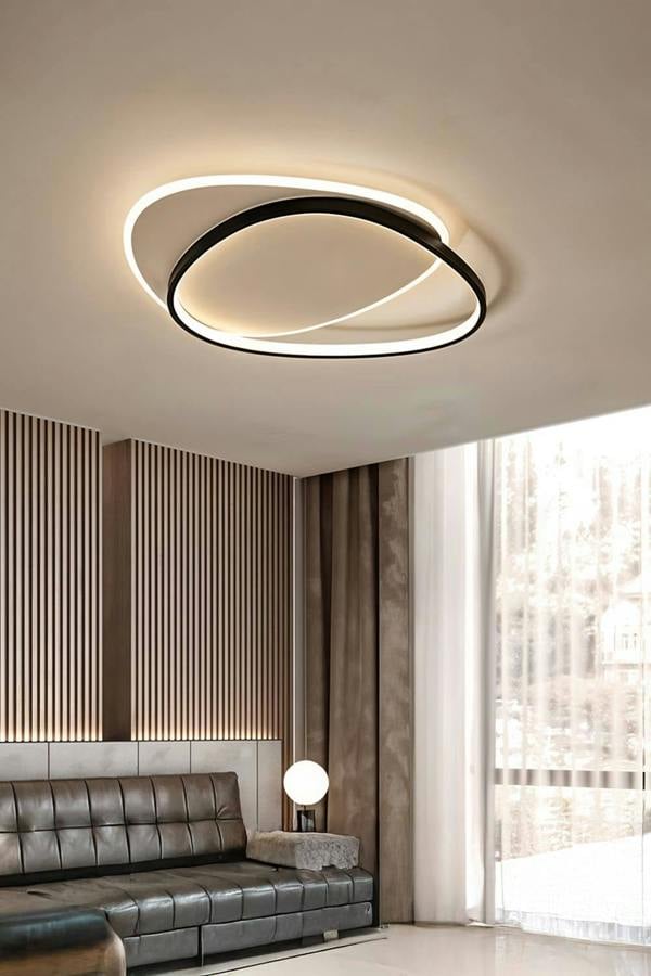 Indoor Triangular Dimmable LED Ceiling Light with Remote Control