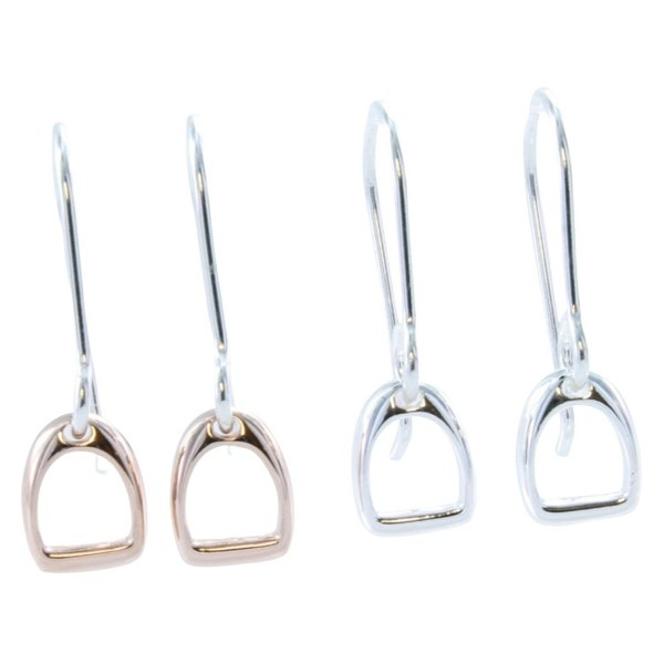 Sterling Silver Stirrup Drop Earring - Reeves & Reeves