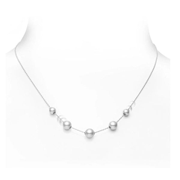 Mikimoto Pearls in Motion necklace with a graduation of Akoya cultured pearls