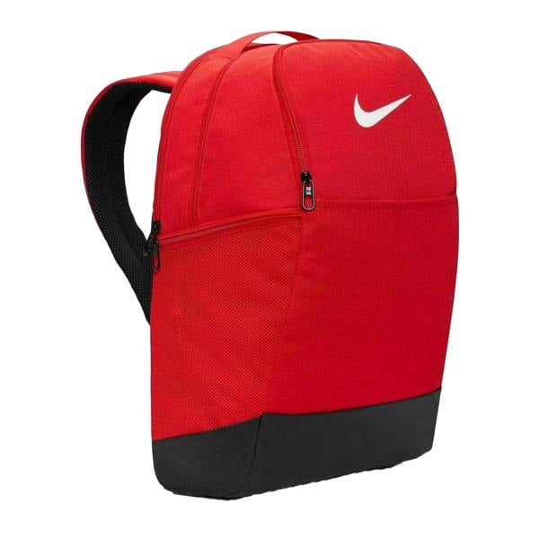 Nike Unisex Adult Brasilia Logo Backpack - Uni Red/Black/White - 