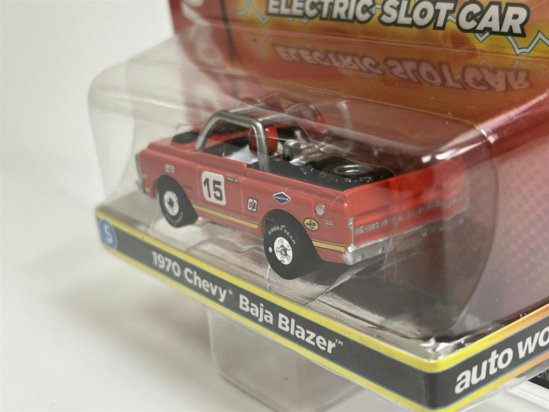 Auto World Slot Cars 1970 Chevy Baja Blazer Red Thunderjet Ultra G HO Slot Car SC367-5