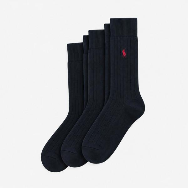 Polo Ralph Lauren EGYPT RIB Socks   in  Navy