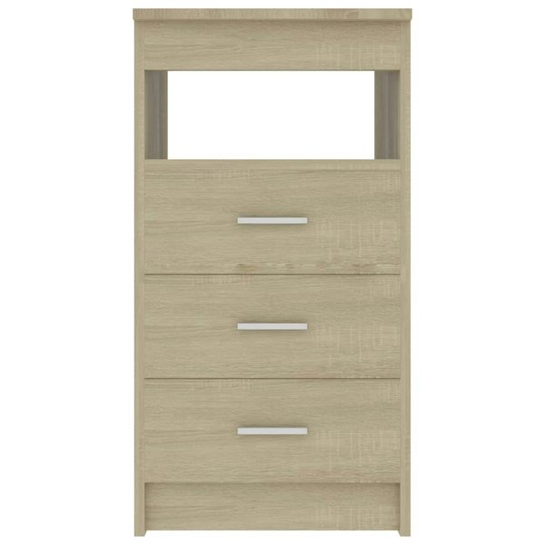 Berkfield Drawer Cabinet Sonoma Oak 40x50x76 cm Engineered Wood