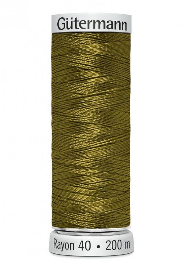 Gutermann No 40 Sulky Rayon Embroidery Thread 200m Rayon Thread Suitable For Embroidery