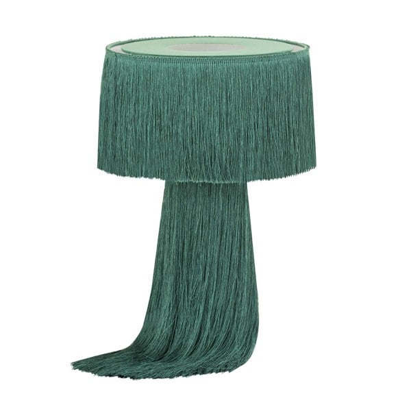 Furniture Edit Atolla Emerald Tassel Table Lamp