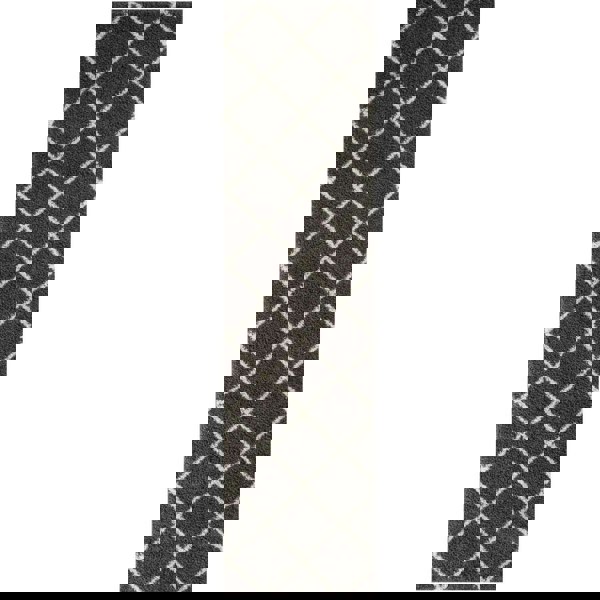 Diamond Design Thick Shaggy Area Rugs Dark Grey