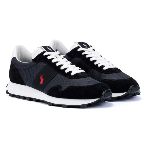 Ralph Lauren Men's Trail125 Sneakers Low  - Black/White